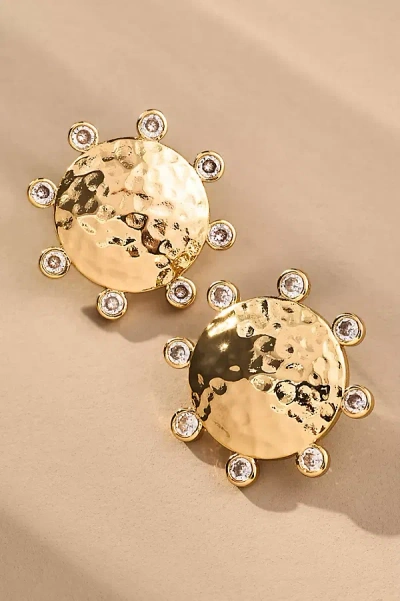 Frasier Sterling Florentine Earrings In Gold