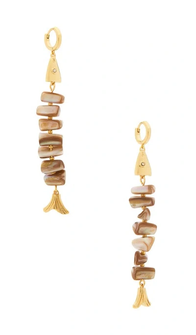 Frasier Sterling Fresh Catch Earrings In Metallic