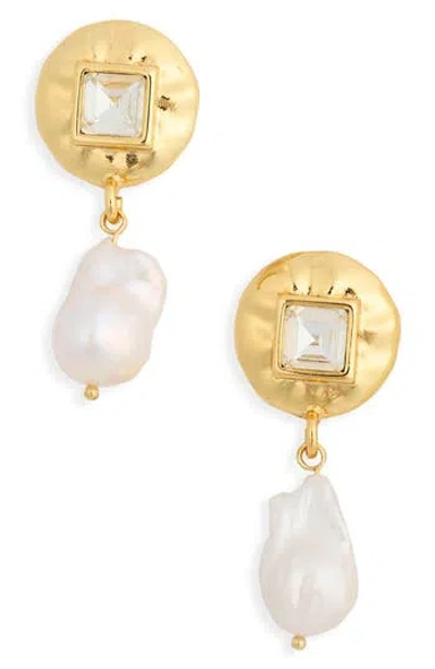 Frasier Sterling Golden Hour Drop Earrings In Pattern