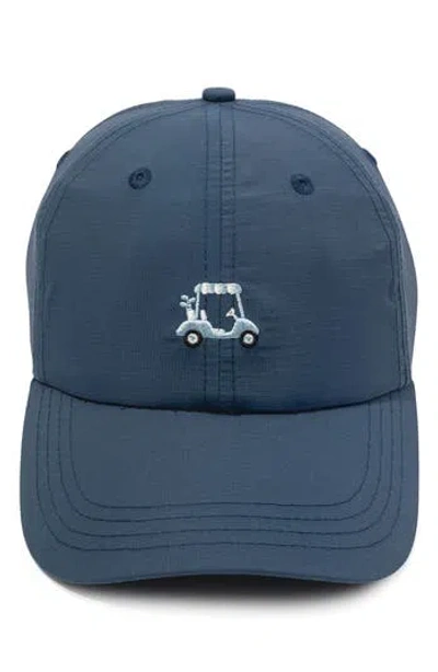 Frasier Sterling Golf Cart Embroidered Baseball Cap In Blue