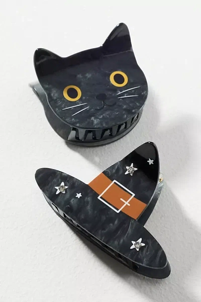 Frasier Sterling Halloween Icon Hair Claw Clip In Black