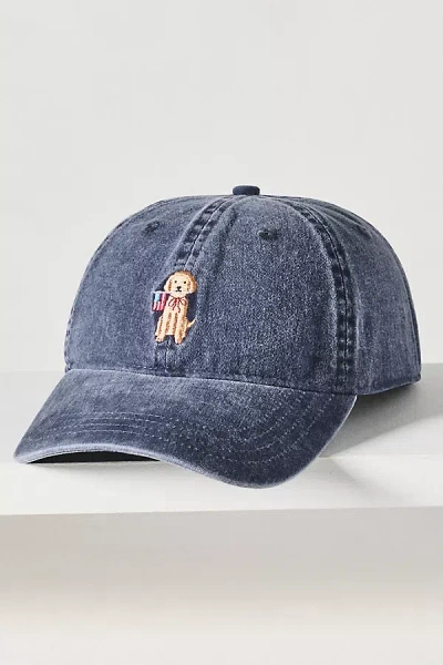 Frasier Sterling Patriotic Pup Baseball Cap In Blue