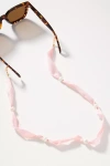 Frasier Sterling Pearl Ribbon Sunglasses Chain In Pink