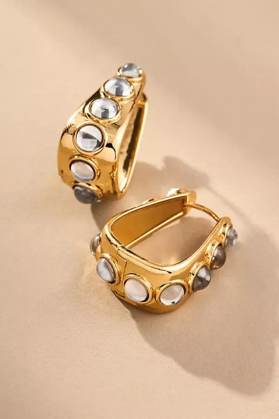 Frasier Sterling Penelope Hoop Earrings In Clear