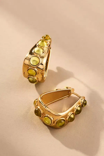 Frasier Sterling Penelope Hoop Earrings In Yellow