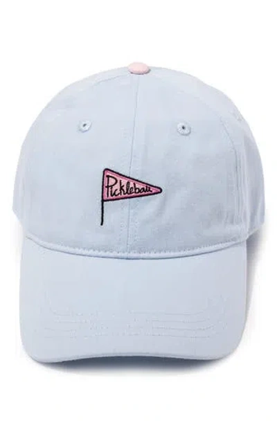 Frasier Sterling Pickle Ball Embroidered Baseball Cap In Blue