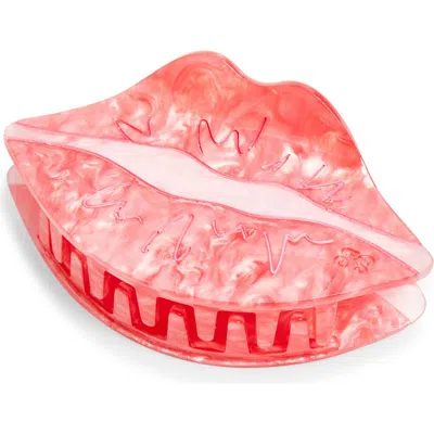 Frasier Sterling Pink Kiss Claw Clip