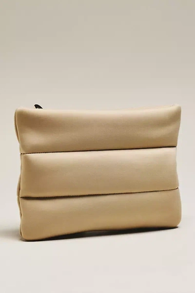 Frasier Sterling Puffer Pouch In Brown