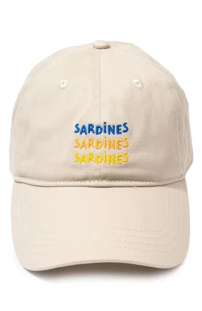 Frasier Sterling Sardines Baseball Cap In Neutral