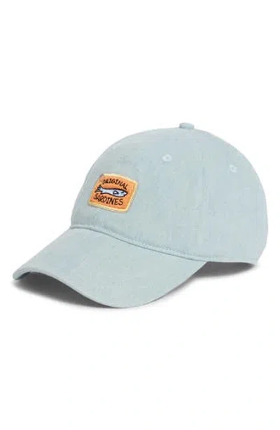 Frasier Sterling Sardines Embroidered Baseball Cap In Blue