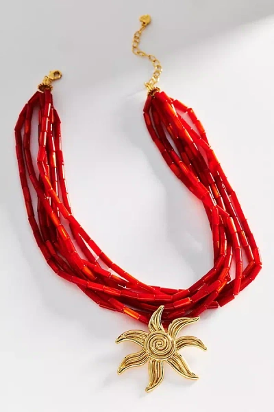 Frasier Sterling Soliel Necklace In Gold