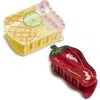 Frasier Sterling Spicy Marg 2-pack Assorted Hair Claw Clips In Multi