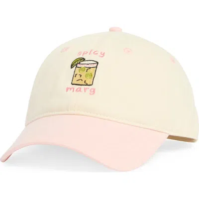 Frasier Sterling Spicy Margarita Embroidered Baseball Cap In Neutral