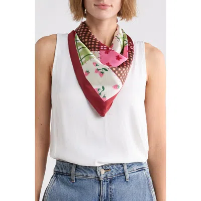 Frasier Sterling Strawberry Fields Bandana In Pink Multi