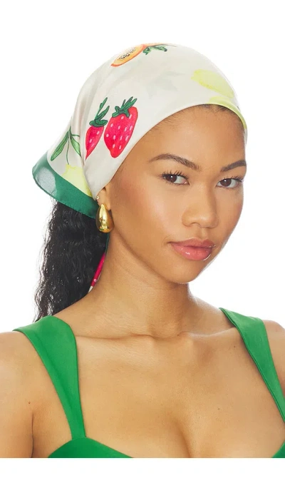 Frasier Sterling Summer Fruit Scarf In Fruits