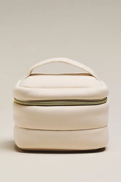 Frasier Sterling Top Handle Puffer Pouch In Neutral