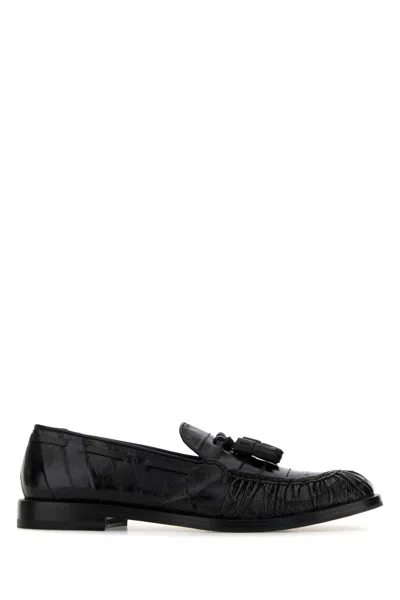 Fratelli Rossetti Black Leather Loafers