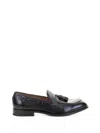 Fratelli Rossetti Black Leather Moccasin With Tassels