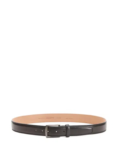 Fratelli Rossetti Buckle Belt In Black