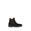 Fratelli Rossetti Elastic-panel Suede Boots In Brown