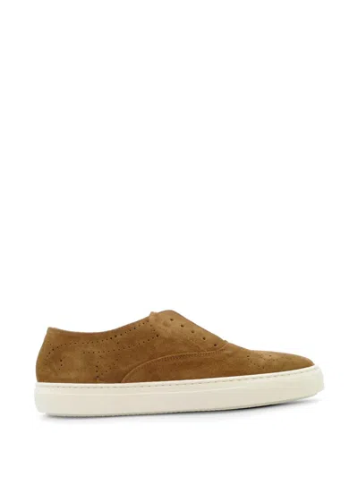 Fratelli Rossetti Cutout Brogues Sneakers In Brown