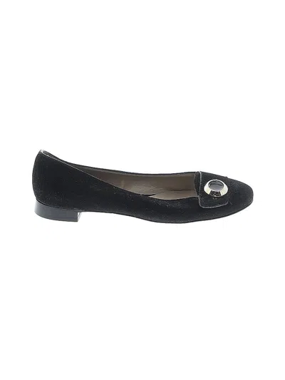 Pre-owned Fratelli Rossetti Flats In Black