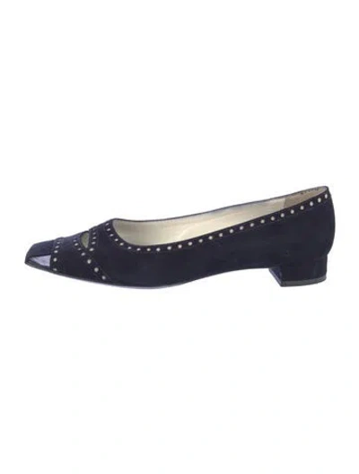 Pre-owned Fratelli Rossetti Flats In Blue