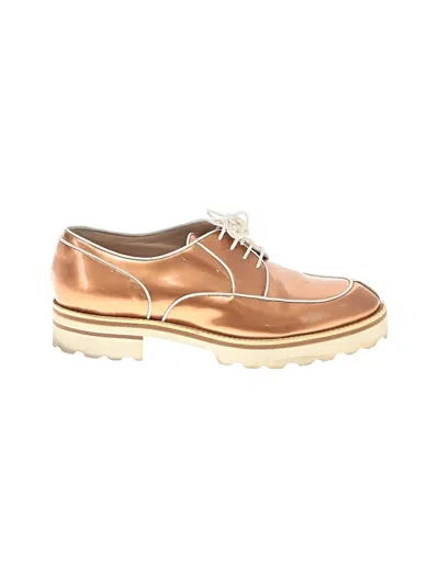 Pre-owned Fratelli Rossetti Flats In Brown