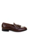 Fratelli Rossetti Flli Lipsticks Leather Moccasin With Nappine In Brown