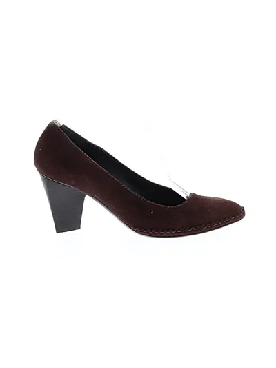 Pre-owned Fratelli Rossetti Heels In Burgundy