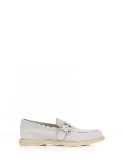Fratelli Rossetti Ivory Suede Moccasin In Avorio