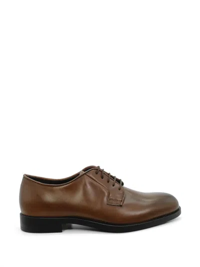 Fratelli Rossetti Lace-up Derby Shoes In Brown
