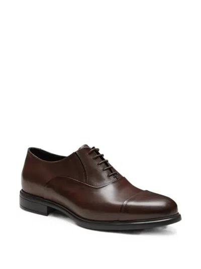 Fratelli Rossetti Lace-up Leather Oxford Shoes In Brown