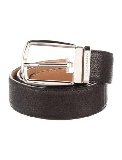 Pre-owned Fratelli Rossetti Leather Belt In Black