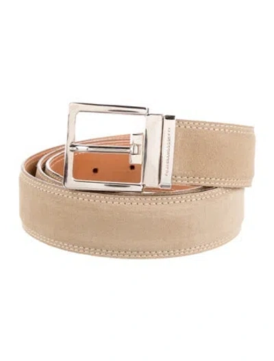 Pre-owned Fratelli Rossetti Leather Belt In Neutrals