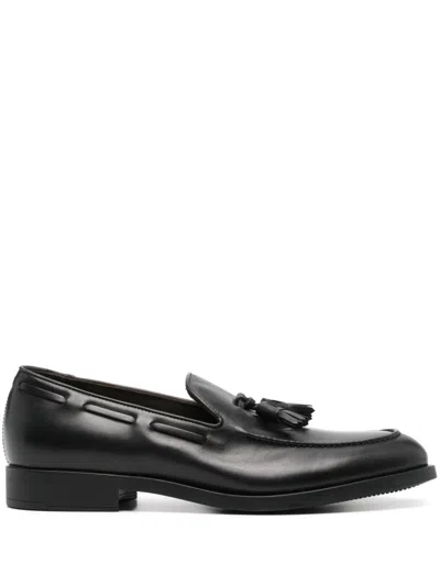 Dsquared2 Tassel-embellished Leather Loafers In Black