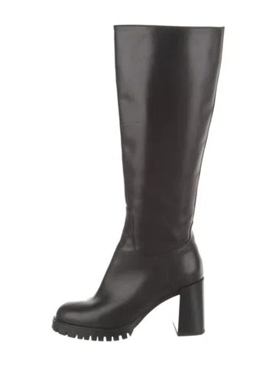 Pre-owned Fratelli Rossetti Leather Boots In Black
