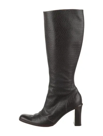 Pre-owned Fratelli Rossetti Leather Boots In Black