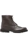 Fratelli Rossetti Leather Boots In Brown