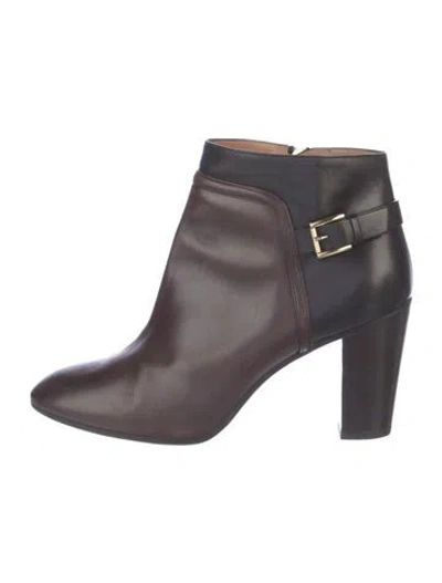 Pre-owned Fratelli Rossetti Leather Boots In Brown