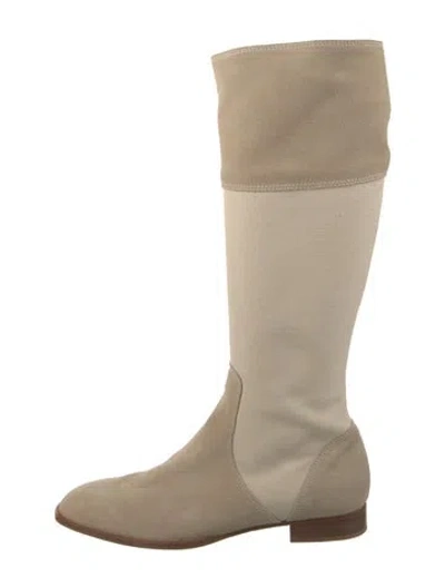 Pre-owned Fratelli Rossetti Leather Boots In Neutrals