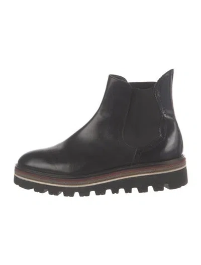 Pre-owned Fratelli Rossetti Leather Chelsea Boots In Brown