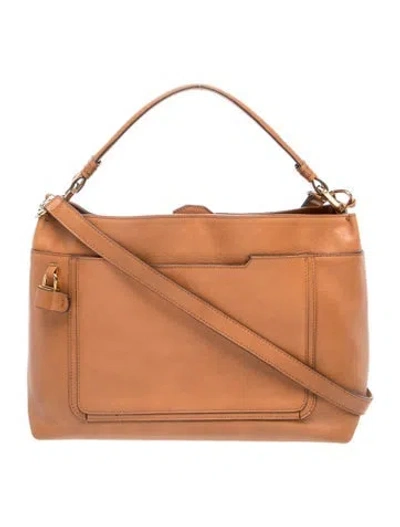Pre-owned Fratelli Rossetti Leather Crossbody Bag In Brown