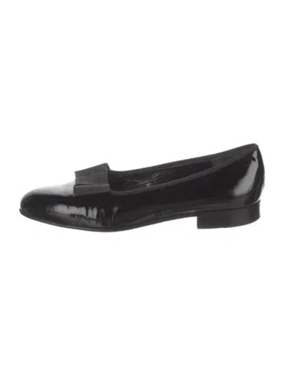 Pre-owned Fratelli Rossetti Leather Flats In Black