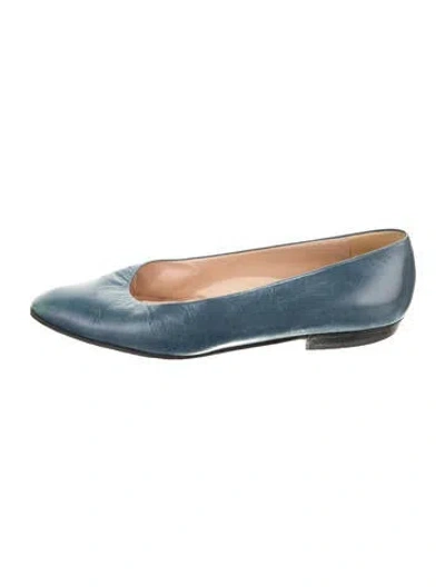 Pre-owned Fratelli Rossetti Leather Flats In Blue