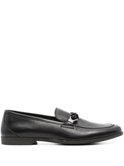 Fratelli Rossetti Leather Loafers In Black