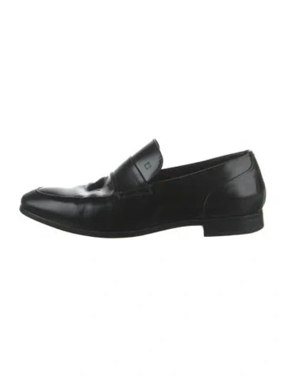 Pre-owned Fratelli Rossetti Leather Loafers In Black
