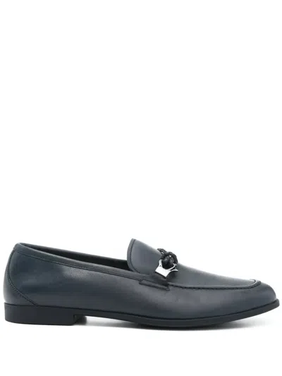 Fratelli Rossetti Leather Loafers In Blue
