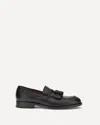Fratelli Rossetti Leather Loafers With Tassels In Black