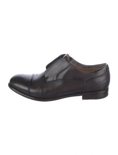 Pre-owned Fratelli Rossetti Leather Oxfords In Black